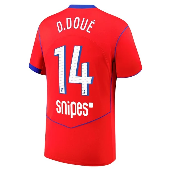 Paris Saint-Germain Desire Doue 14 Tredjetrøye 2025/2026