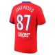 Paris Saint-Germain Joao Neves 87 Tredjetrøye 2025/2026