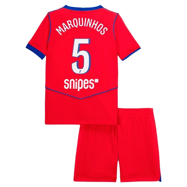 Paris Saint-Germain Marquinhos 5 Tredjetrøye Barn 2025/2026