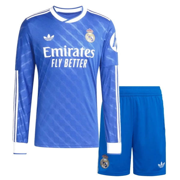 Real Madrid Tredjetrøye Barn 2025/2026 Langermet Real Madrid Tredjetrøye Barn 2025/2026 Langermet