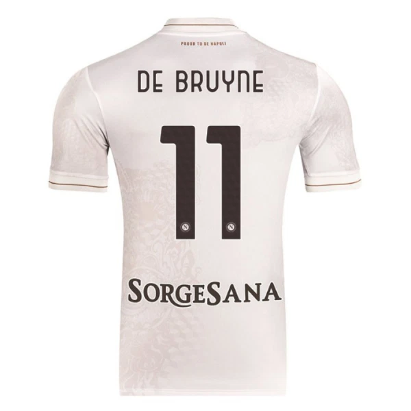 SSC Napoli Kevin De Bruyne 11 Bortetrøye 2025/2026
