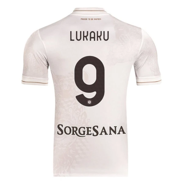 SSC Napoli Romelu Lukaku 9 Bortetrøye 2025/2026