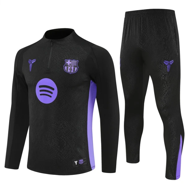 FC Barcelona Trenings Collegegenser Set 2025/2026 Svart