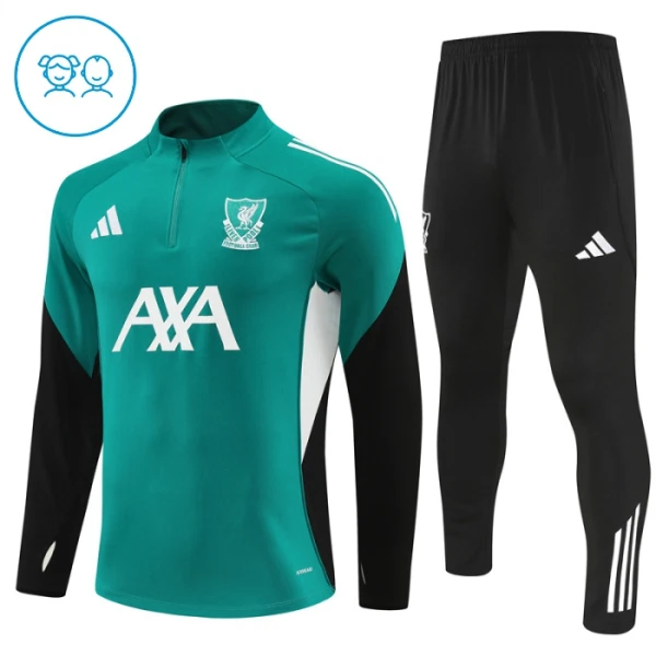 Liverpool Trenings Collegegenser Set Barn 2025/2026 Grønn