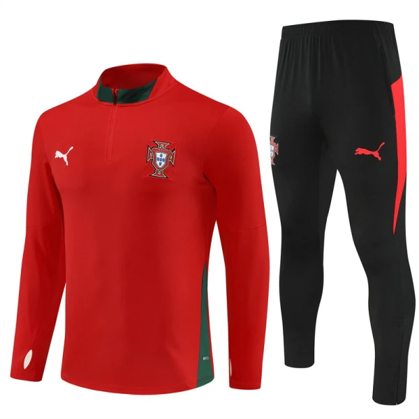 Portugal Trenings Collegegenser Set 2025/2026 Rød Portugal Trenings Collegegenser Set 2025/2026 Rød