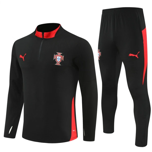 Portugal Trenings Collegegenser Set 2025/2026 Svart