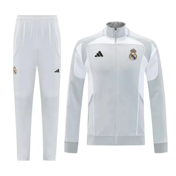 Real Madrid Treningsjakkedresser 2025/2026 Grå