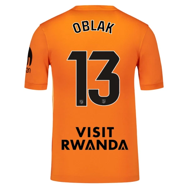 Atlético Madrid Jan Oblak 13 Målvakt Trøye 2025/2026 Oransje