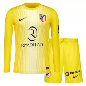 Atlético Madrid Målvakt Trøye Barn 2025/2026 Langermet Gul Atlético Madrid Målvakt Trøye Barn 2025/2026 Langermet Gul