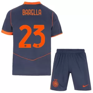 Inter Milan Barella 23 Tredjetrøye Barn 2025/2026