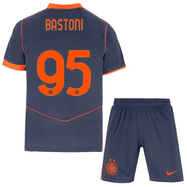 Inter Milan Bastoni 95 Tredjetrøye Barn 2025/2026