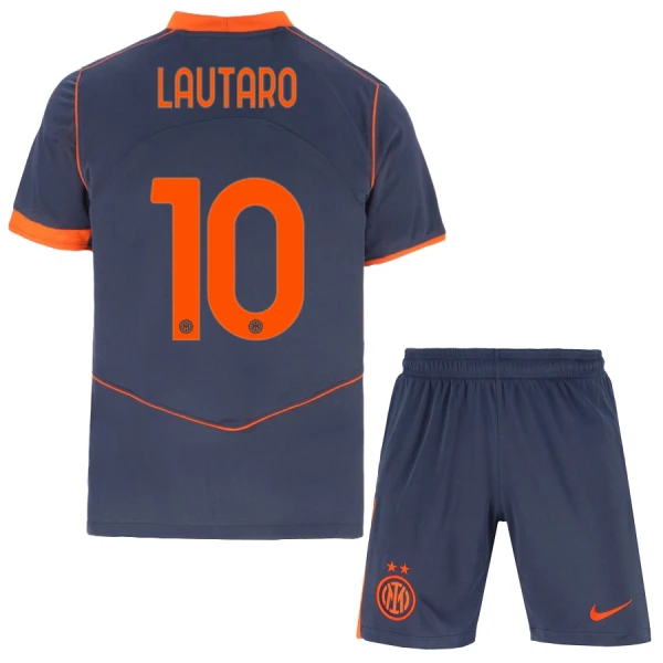 Inter Milan Lautaro Martínez 10 Tredjetrøye Barn 2025/2026 Inter Milan Lautaro Martínez 10 Tredjetrøye Barn 2025/2026