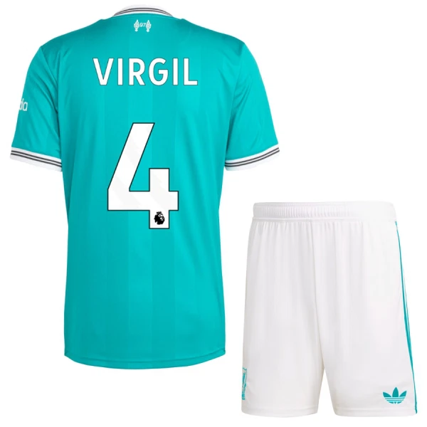 Liverpool Virgil van Dijk 4 Tredjetrøye Barn 2025/2026