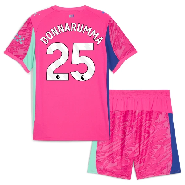 Manchester City Gianluigi Donnarumma 25 Målvakt Trøye Barn 2025/2026 Rosa