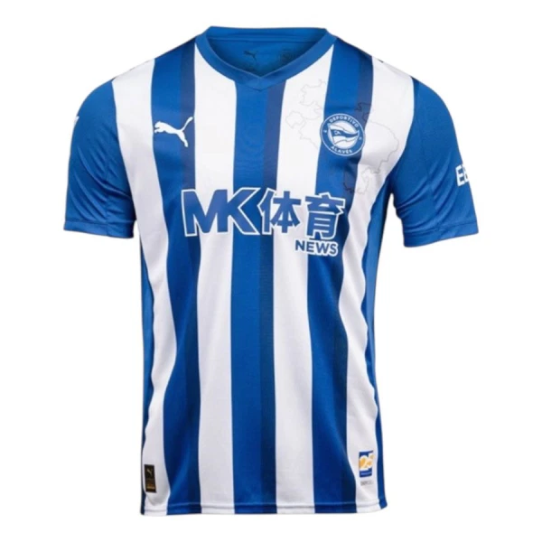 Deportivo Alavés Hjemmetrøye 2025/2026 Deportivo Alavés Hjemmetrøye 2025/2026