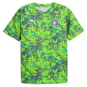 Manchester City Pre-Match Trøye 2025/2026 Grønn Manchester City Pre-Match Trøye 2025/2026 Grønn