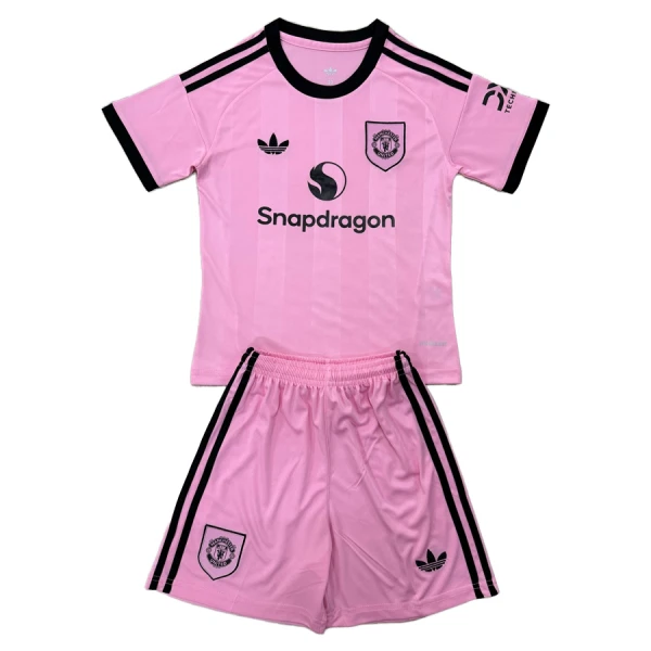 Manchester United Målvakt Trøye Barn 2025/2026 Rosa
