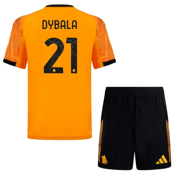 AS Roma Paulo Dybala 21 Bortetrøye Barn 2025/2026