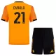 AS Roma Paulo Dybala 21 Bortetrøye Barn 2025/2026