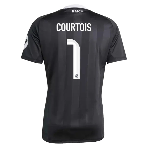 Real Madrid Thibaut Courtois 1 Målvakt Trøye Barn 2025/2026 Svart