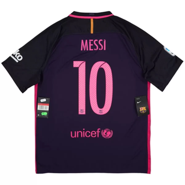 Barcelona Lionel Messi 10 2016-17 Bortetrøye Retro Barcelona Lionel Messi 10 2016-17 Bortetrøye Retro