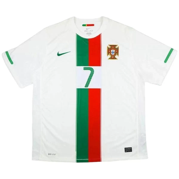 Portugal Cristiano Ronaldo 7 2010 Bortetrøye Retro