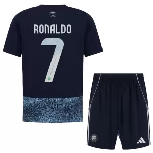 Al-Nassr FC Cristiano Ronaldo 7 Bortetrøye Barn 2025/2026 Al-Nassr FC Cristiano Ronaldo 7 Bortetrøye Barn 2025/2026