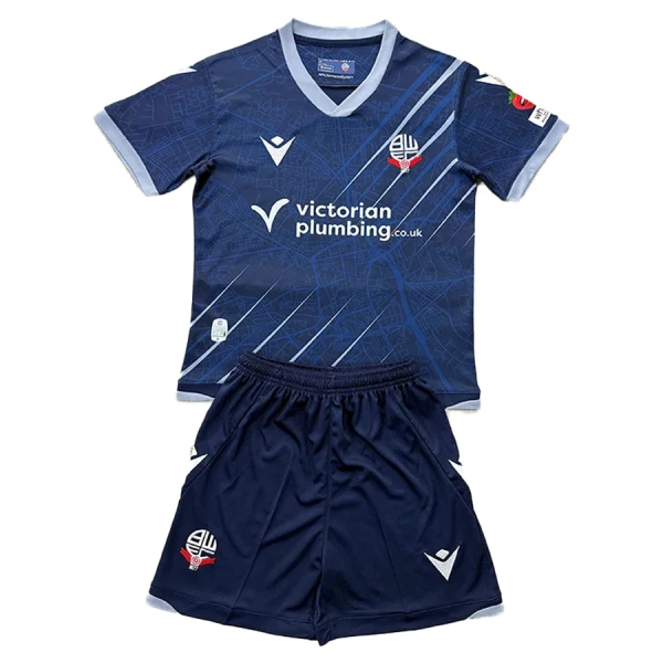 Bolton Wanderers Bortetrøye Barn 2025/2026 Bolton Wanderers Bortetrøye Barn 2025/2026