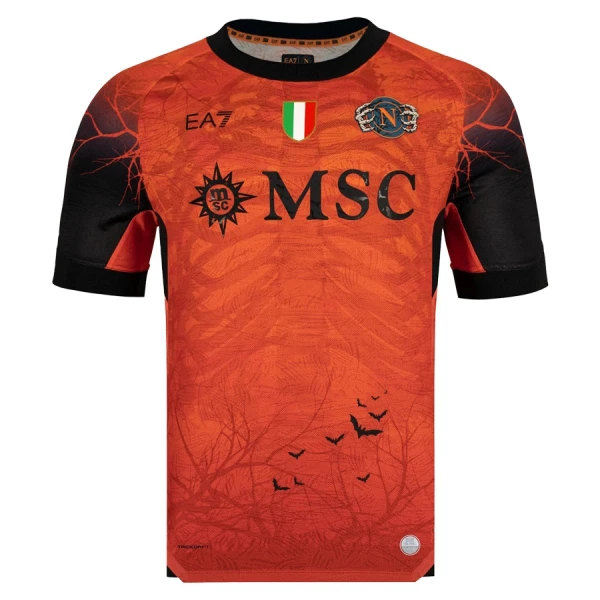 SSC Napoli Halloween Målvakt Trøye 2025/2026 Spesiell SSC Napoli Halloween Målvakt Trøye 2025/2026 Spesiell