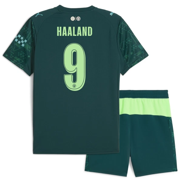 Manchester City Erling Haaland 9 Fjerde trøye Barn EA Sport 2025/2026 Manchester City Erling Haaland 9 Fjerde trøye Barn EA Sport 2025/2026