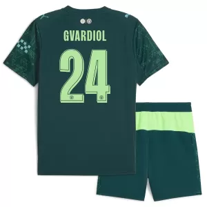 Manchester City Josko Gvardiol 24 Fjerde trøye Barn EA Sport 2025/2026 Manchester City Josko Gvardiol 24 Fjerde trøye Barn EA Sport 2025/2026