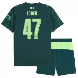 Manchester City Phil Foden 47 Fjerde trøye Barn EA Sport 2025/2026 Manchester City Phil Foden 47 Fjerde trøye Barn EA Sport 2025/2026