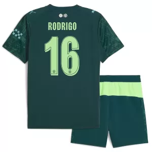 Manchester City Rodrigo Hernández 16 Fjerde trøye Barn EA Sport 2025/2026 Manchester City Rodrigo Hernández 16 Fjerde trøye Barn EA Sport 2025/2026