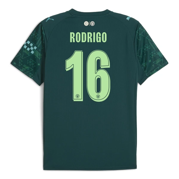 Manchester City Rodrigo Hernández 16 Fjerde trøye EA Sport 2025/2026 Manchester City Rodrigo Hernández 16 Fjerde trøye EA Sport 2025/2026