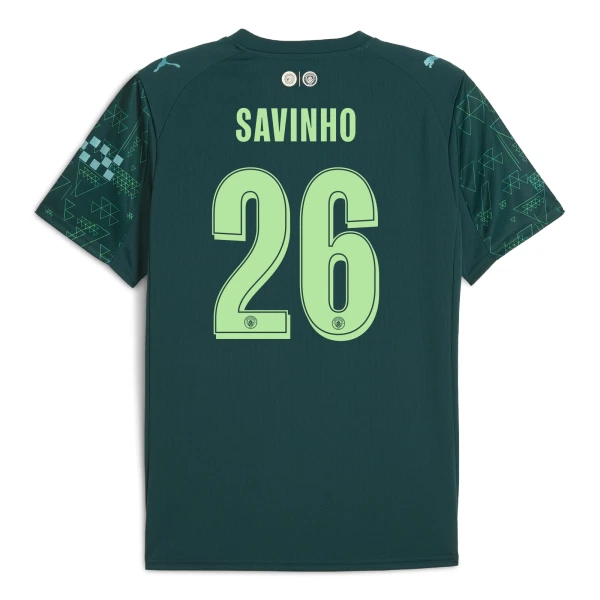 Manchester City Savinho 26 Fjerde trøye EA Sport 2025/2026 Manchester City Savinho 26 Fjerde trøye EA Sport 2025/2026