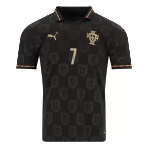 Portugal Black Panther Cristiano Ronaldo 7 Trøye 2025/2026 Spesiell