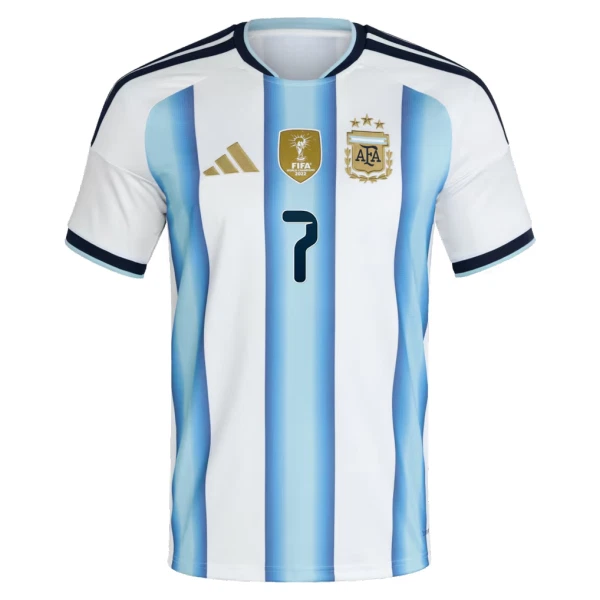 Argentina Rodrigo de Paul 7 Hjemmetrøye Barn VM 2026
