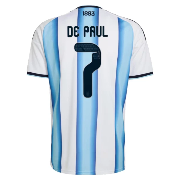 Argentina Rodrigo de Paul 7 Hjemmetrøye VM 2026