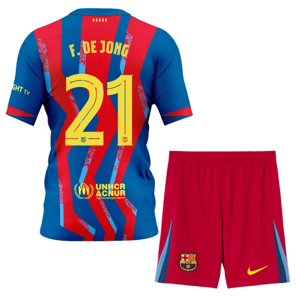 FC Barcelona Frenkie de Jong 21 Fjerde trøye Barn 2025/2026 FC Barcelona Frenkie de Jong 21 Fjerde trøye Barn 2025/2026