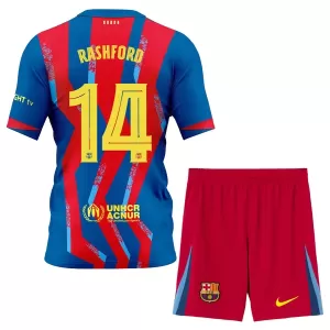 FC Barcelona Marcus Rashford 14 Fjerde trøye Barn 2025/2026