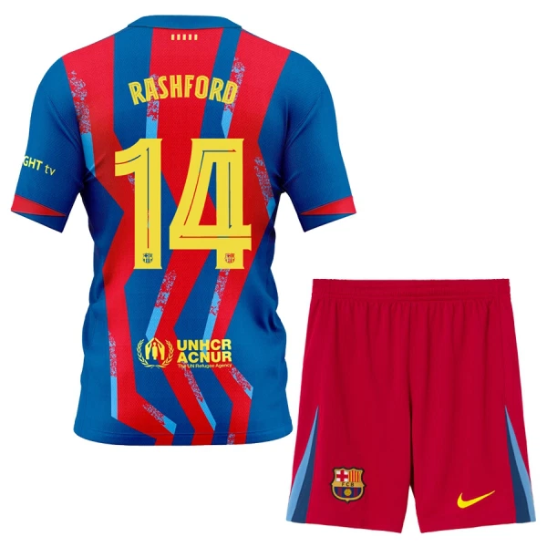 FC Barcelona Marcus Rashford 14 Fjerde trøye Barn 2025/2026