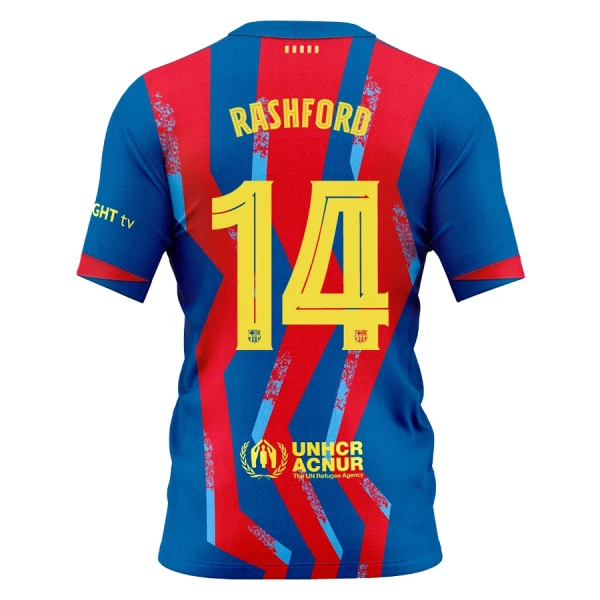 FC Barcelona Marcus Rashford 14 Fjerde trøye Barn 2025/2026