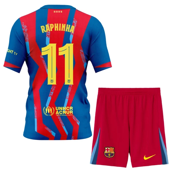 FC Barcelona Raphinha 11 Fjerde trøye Barn 2025/2026 FC Barcelona Raphinha 11 Fjerde trøye Barn 2025/2026
