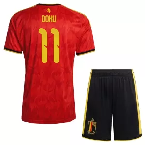 Belgia Jérémy Doku 11 Hjemmetrøye Barn VM 2026