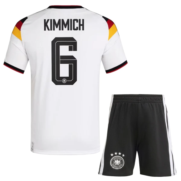 Tyskland Joshua Kimmich 6 Hjemmetrøye Barn VM 2026 Tyskland Joshua Kimmich 6 Hjemmetrøye Barn VM 2026