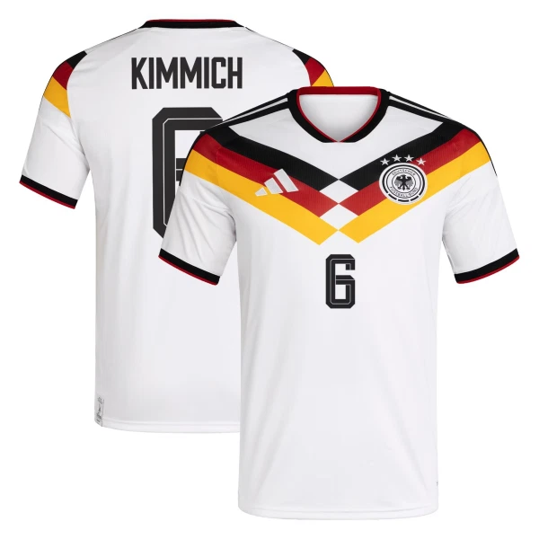 Tyskland Joshua Kimmich 6 Hjemmetrøye VM 2026 Tyskland Joshua Kimmich 6 Hjemmetrøye VM 2026