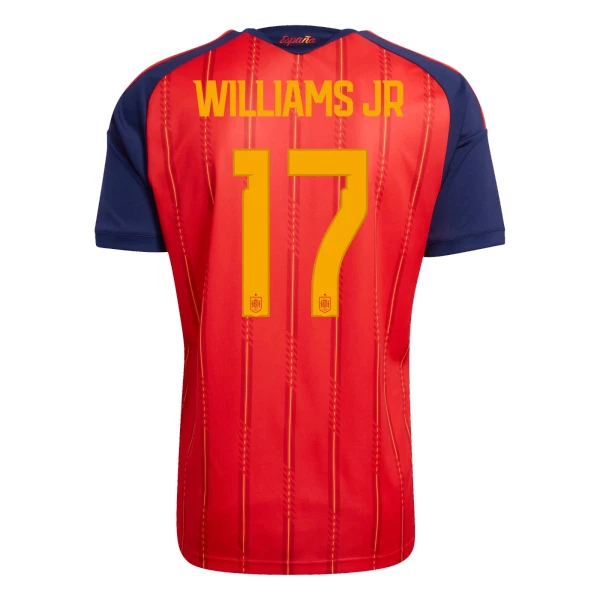 Spania Williams JR 17 Hjemmetrøye VM 2026 Spania Williams JR 17 Hjemmetrøye VM 2026