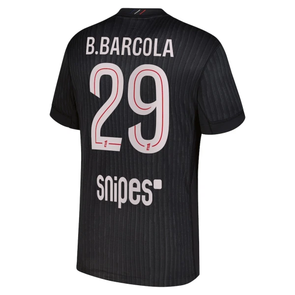Paris Saint-Germain B. Barcola 29 Fjerde trøye Jordan 2025/2026