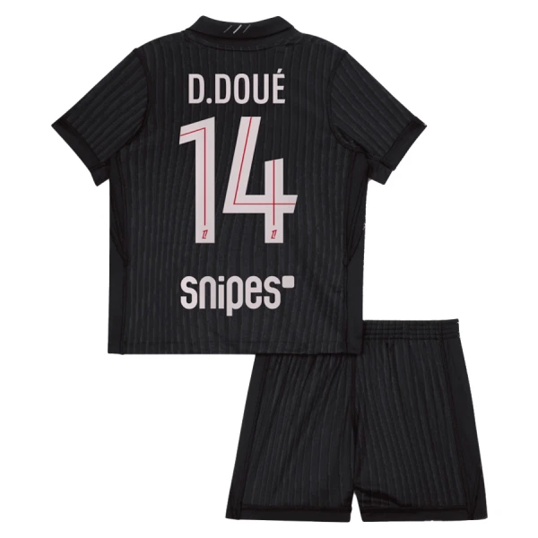 Paris Saint-Germain D. Doue 14 Fjerde trøye Barn Jordan 2025/2026