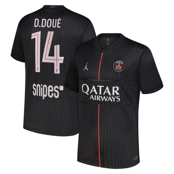 Paris Saint-Germain D. Doue 14 Fjerde trøye Jordan 2025/2026